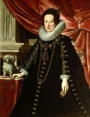 Anna of Medici, wife of archduke Ferdinand Charles of Austria, Justus Sustermans